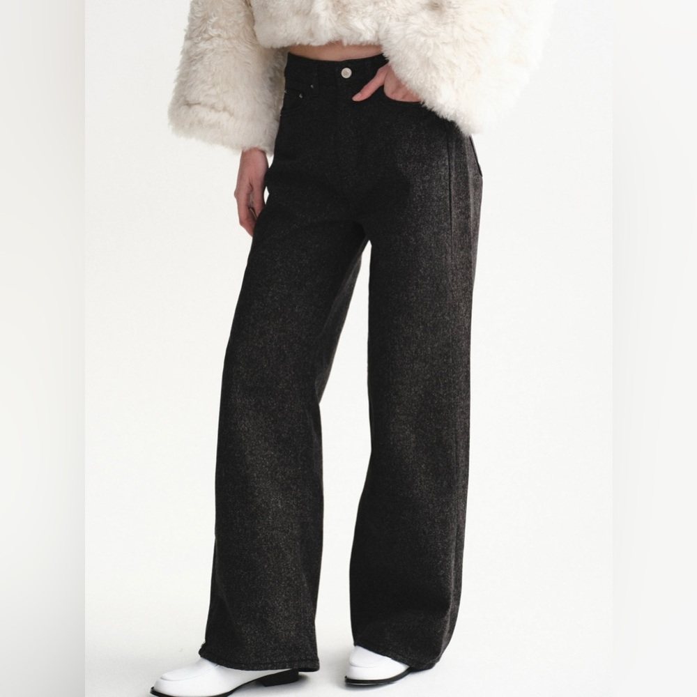 NWT Source Unknown Heathered Loose Jeans
